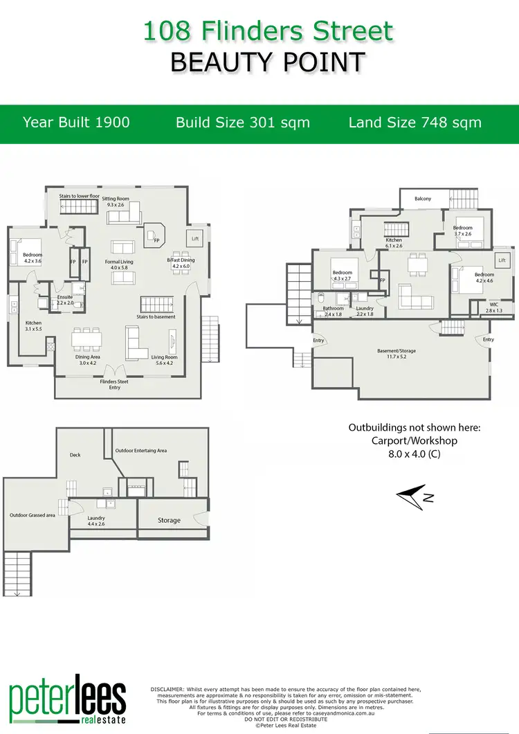 Floorplan of Homely house listing, 108 Flinders Street, Beauty Point TAS 7270