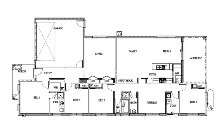 Floorplan of Homely house listing, Lot 51/52 Harrision Street, Maryborough VIC 3465