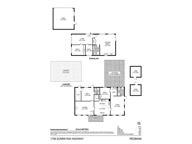 Floorplan of Homely house listing, 1736 Sunraysia Highway, Redbank VIC 3477