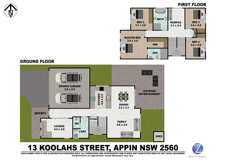 Floorplan of Homely house listing, 13 Koolahs Street, Appin NSW 2560