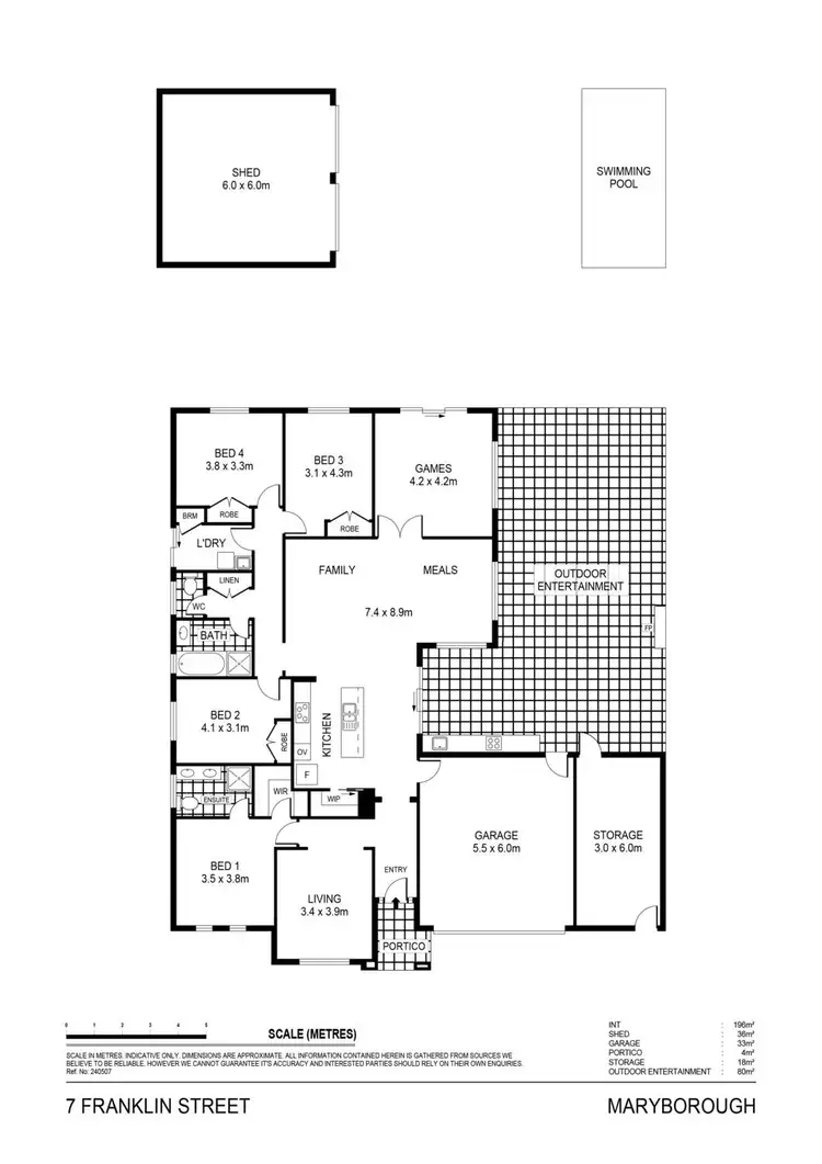 Floorplan of Homely house listing, 7 Franklin Street, Maryborough VIC 3465