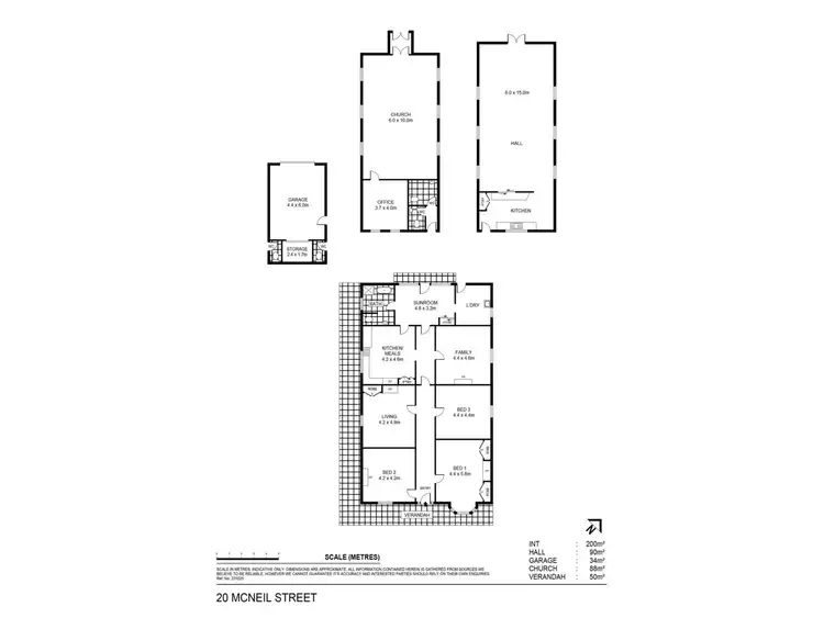Floorplan of Homely house listing, 20 McNeil Street, Carisbrook VIC 3464