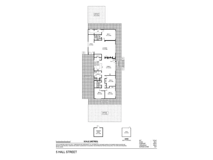 Floorplan of Homely house listing, 7 Hall Street, Carisbrook VIC 3464