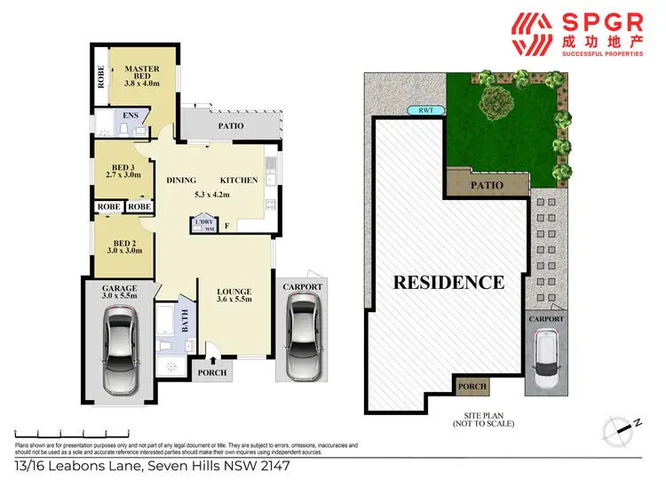 Floorplan of Homely villa listing, 13/18 Leabons Lane, Seven Hills NSW 2147