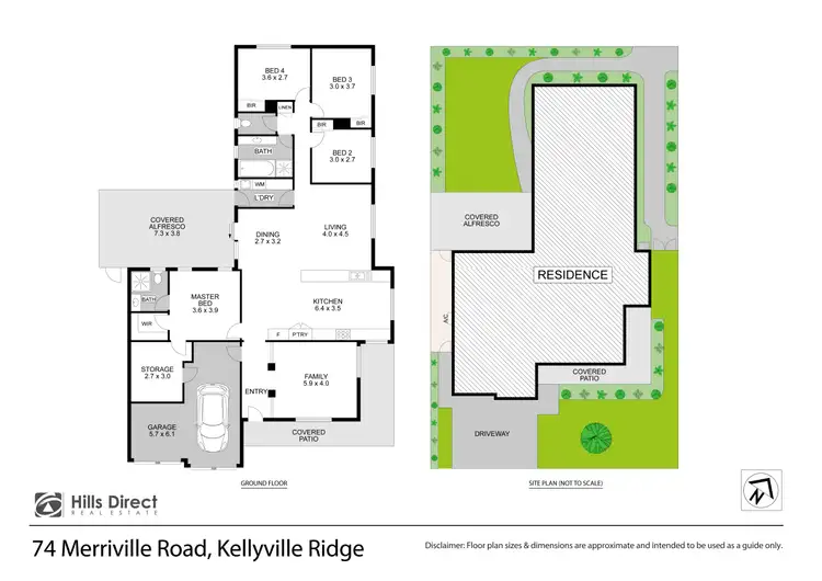 Floorplan of Homely house listing, 74 Merriville Road, Kellyville Ridge NSW 2155