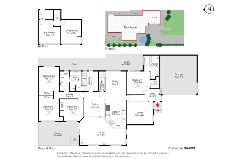 Floorplan of Homely house listing, 1A Catherine Place, Croydon Hills VIC 3136