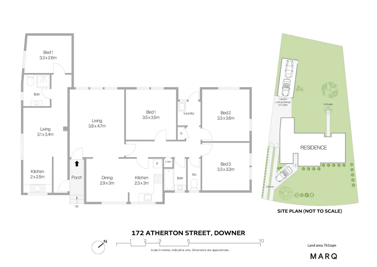Floorplan of Homely house listing, 172 Atherton Street, Downer ACT 2602