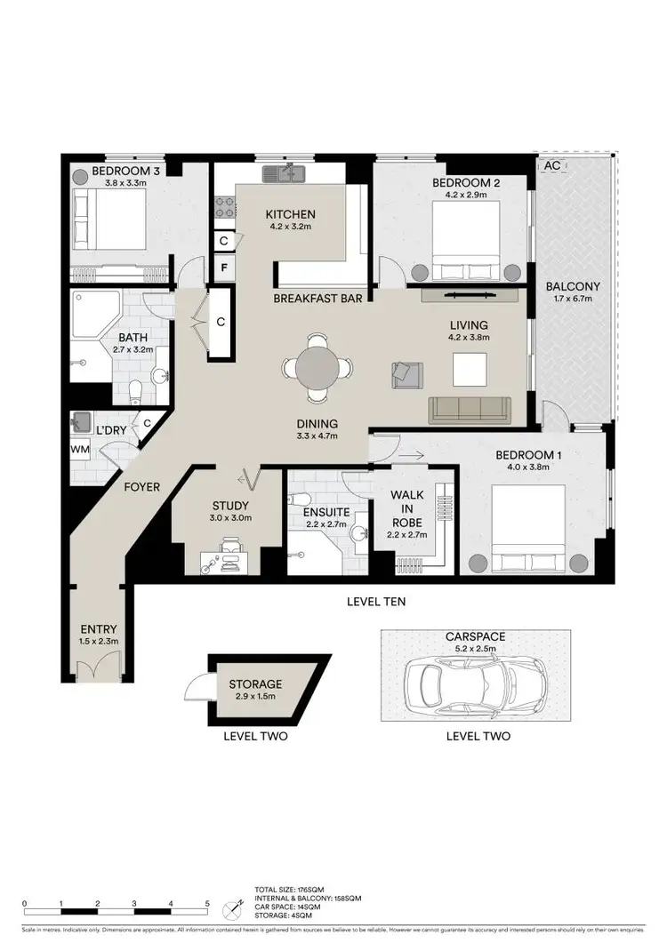 Floorplan of Homely apartment listing, 1008/5 Albert Road, Strathfield NSW 2135
