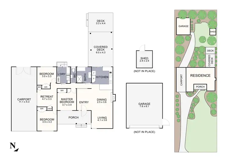 Floorplan of Homely house listing, 4 King Street, Yarra Glen VIC 3775