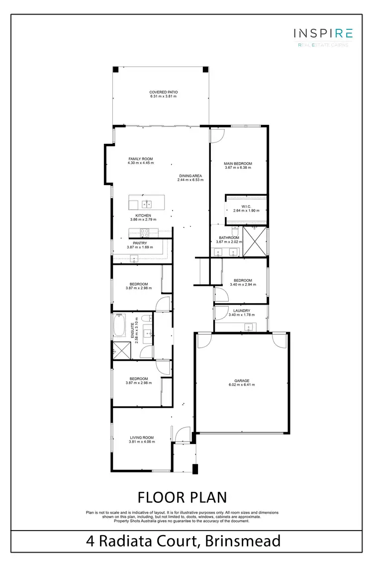 Floorplan of Homely house listing, 4 Radiata Court, Brinsmead QLD 4870
