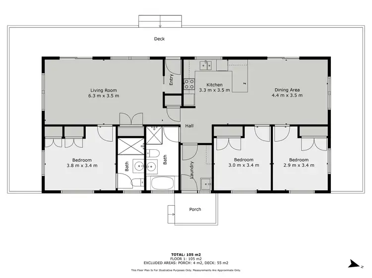 Floorplan of Homely house listing, 52 Geikle Creek Road, East Jindabyne NSW 2627