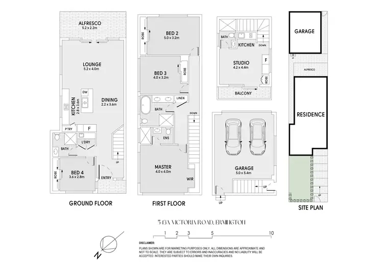 Floorplan of Homely semi-detached listing, 543A Victoria Road, Ermington NSW 2115