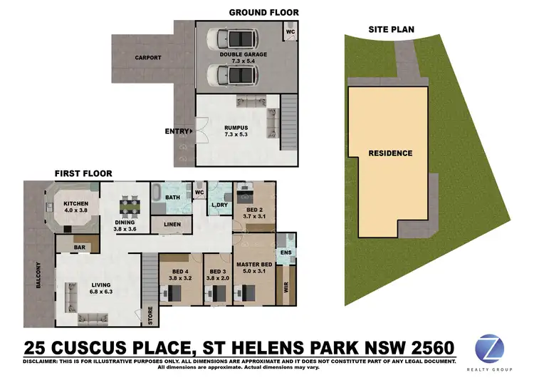 Floorplan of Homely house listing, 25 Cuscus Place, St Helens Park NSW 2560