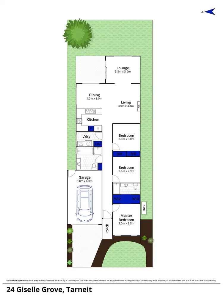 Floorplan of Homely house listing, 24 Giselle Grove, Tarneit VIC 3029