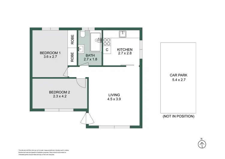 Floorplan of Homely apartment listing, 3/77 Fraser Street, Richmond VIC 3121