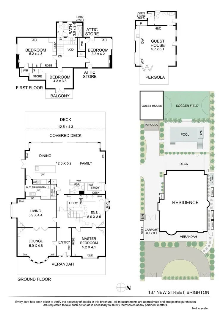 Floorplan of Homely house listing, 137 New Street, Brighton VIC 3186