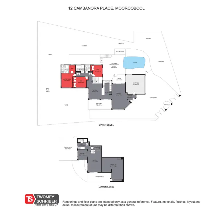 Floorplan of Homely house listing, 12 Cambanora Place, Mooroobool QLD 4870