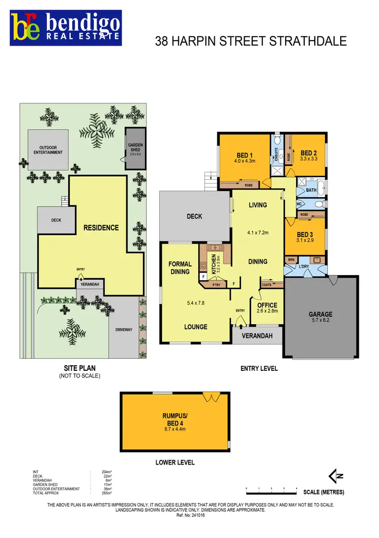Floorplan of Homely house listing, 38 Harpin Street, Strathdale VIC 3550