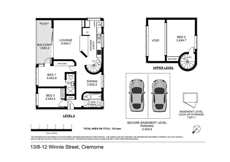 Floorplan of Homely apartment listing, 13/8-12 Winnie Street, Cremorne NSW 2090