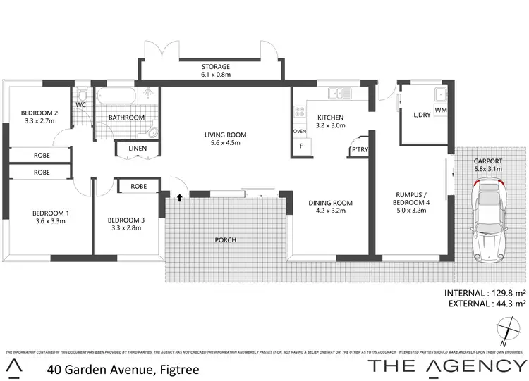 Floorplan of Homely house listing, 40 Garden Avenue, Figtree NSW 2525