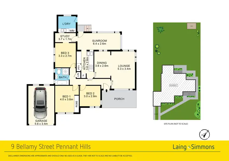 Floorplan of Homely house listing, 9 Bellamy Street, Pennant Hills NSW 2120