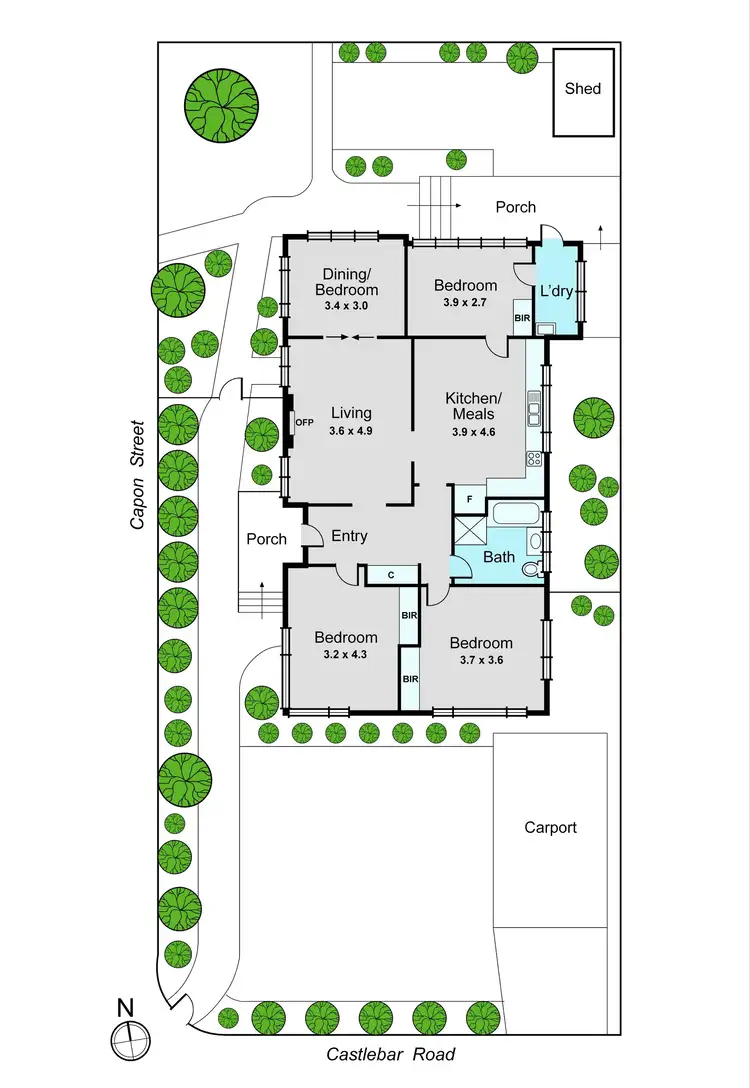 Floorplan of Homely house listing, 19 Castlebar Road, Malvern East VIC 3145