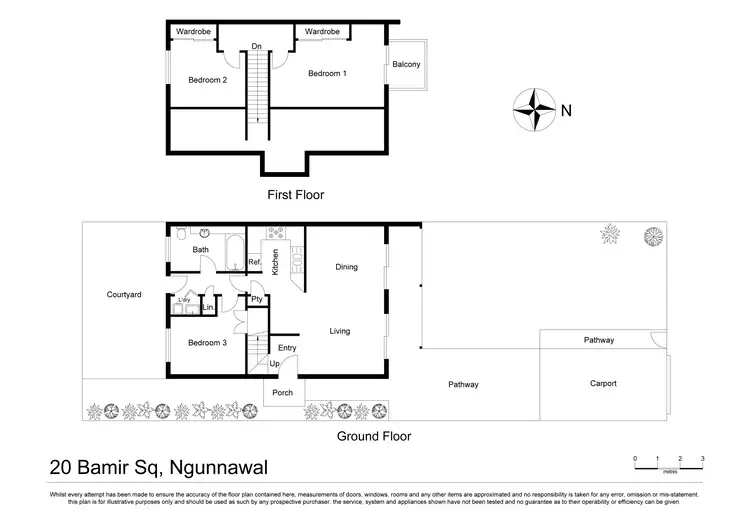 Floorplan of Homely house listing, 20 Bamir Square, Ngunnawal ACT 2913