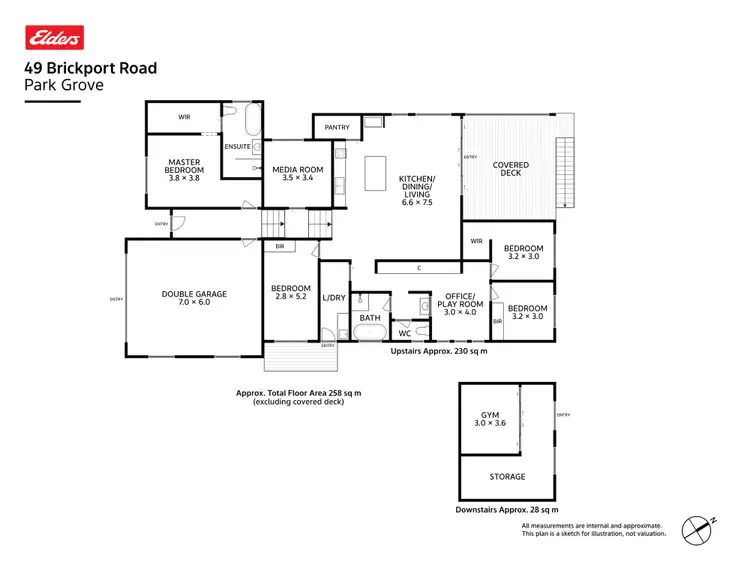 Floorplan of Homely house listing, 49 Brickport Road, Park Grove TAS 7320
