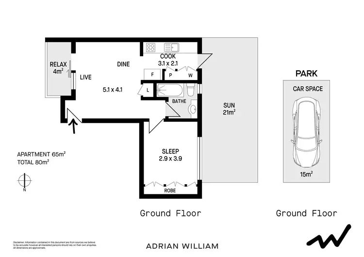 Floorplan of Homely apartment listing, 2/56A Cambridge Street, Stanmore NSW 2048