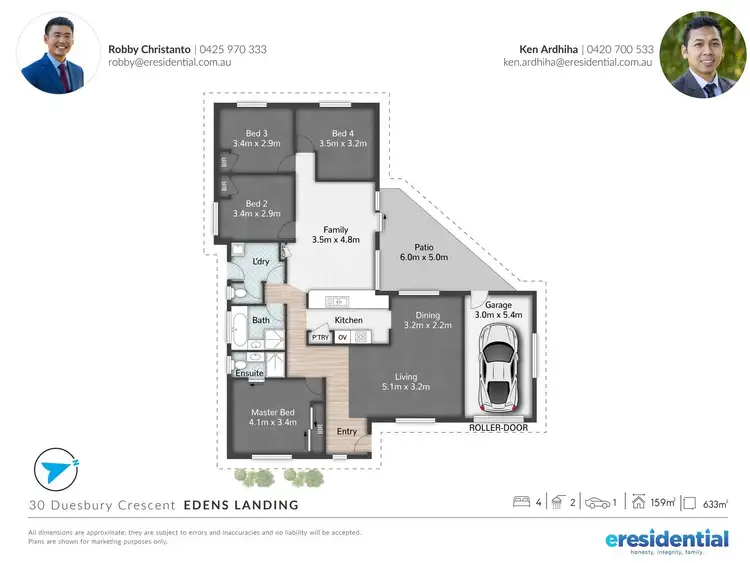 Floorplan of Homely house listing, 30 Duesbury Crescent, Edens Landing QLD 4207