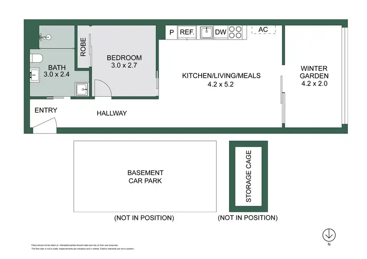 Floorplan of Homely apartment listing, 17/8 Garfield Street, Richmond VIC 3121