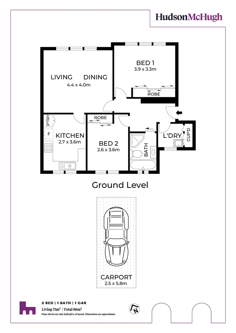 Floorplan of Homely unit listing, 4/29 Alt Street, Ashfield NSW 2131