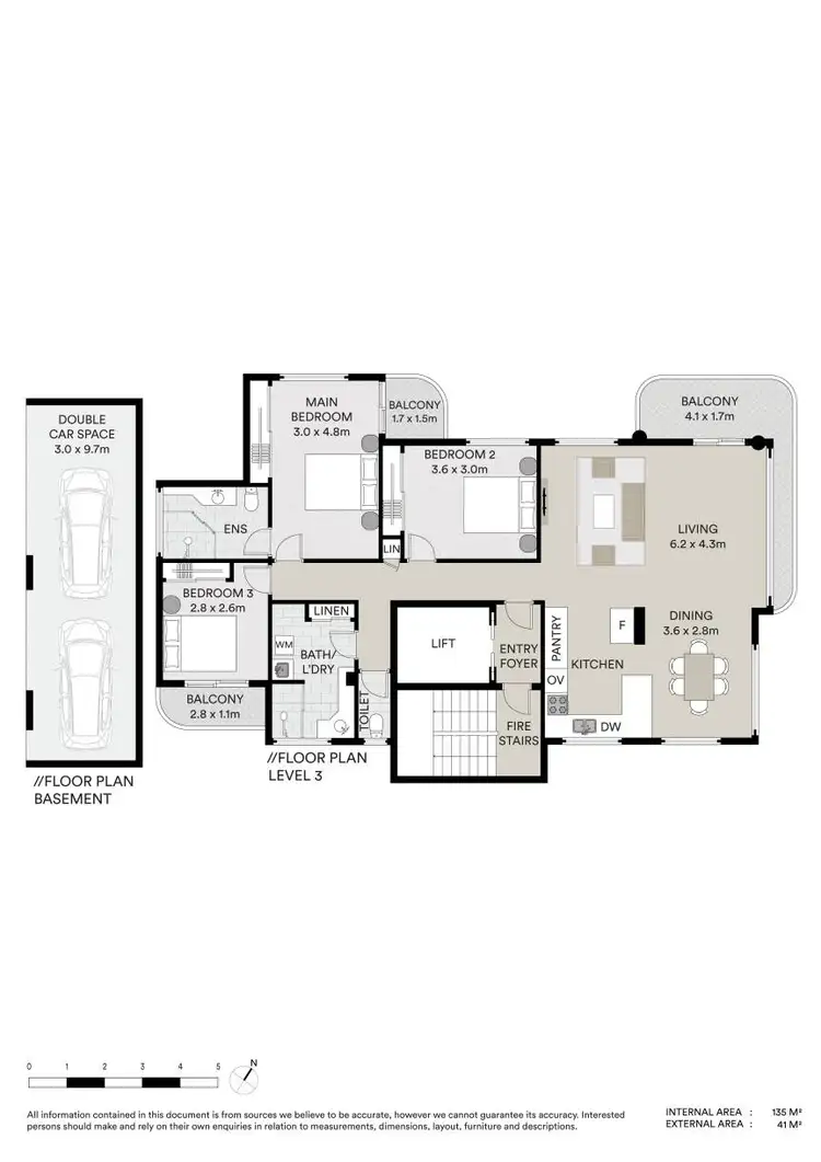 Floorplan of Homely unit listing, 3/1439 Gold Coast Highway, Palm Beach QLD 4221