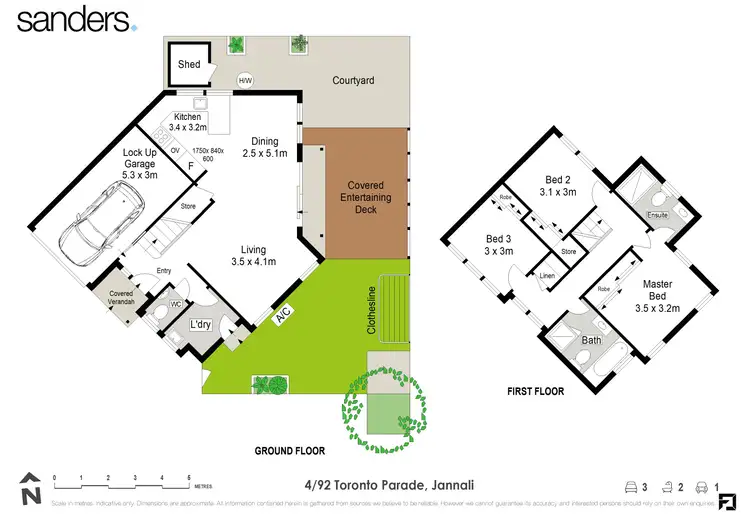 Floorplan of Homely townhouse listing, 4/92 Toronto Parade, Sutherland NSW 2232