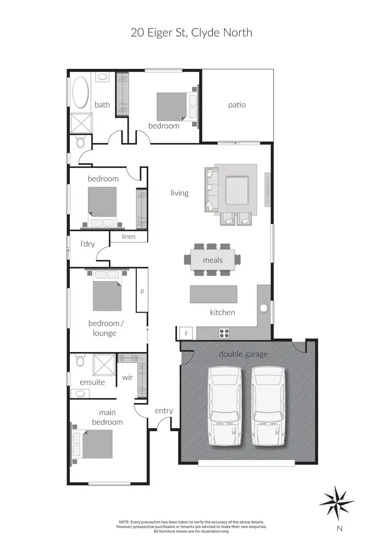 Floorplan of Homely house listing, 20 Eiger Street, Clyde North VIC 3978