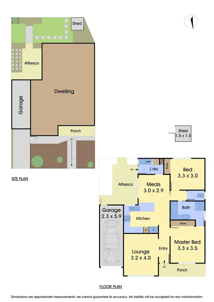 Floorplan of Homely unit listing, 1/4 Grimwade Court, Epping VIC 3076