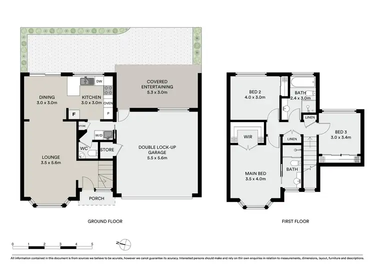 Floorplan of Homely townhouse listing, 10/121 Barton Street, Monterey NSW 2217