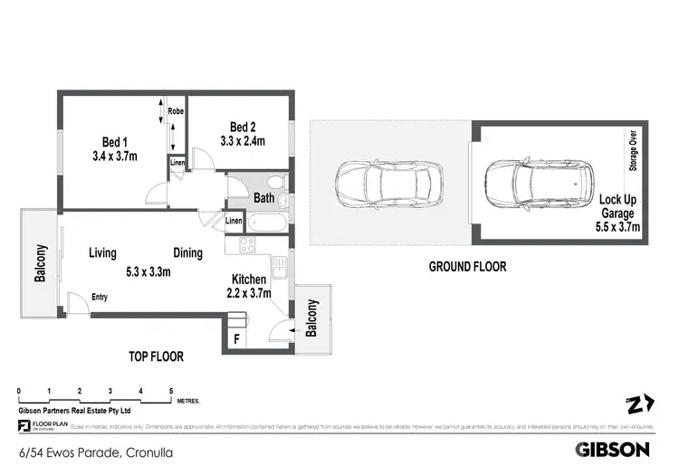Floorplan of Homely apartment listing, 6/54 Ewos Parade, Cronulla NSW 2230