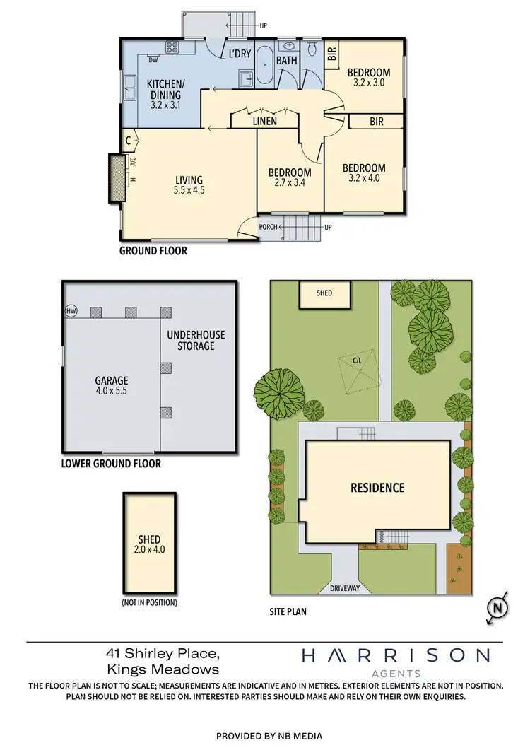 Floorplan of Homely house listing, 41 Shirley Place, Kings Meadows TAS 7249