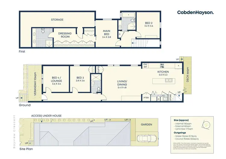 Floorplan of Homely house listing, 11 Bayview Crescent, Annandale NSW 2038