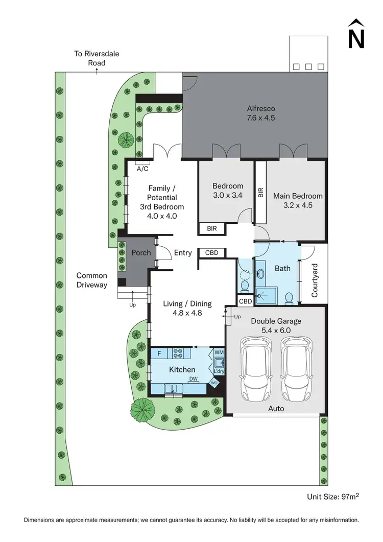 Floorplan of Homely villa listing, 2/962 Riversdale Road, Surrey Hills VIC 3127