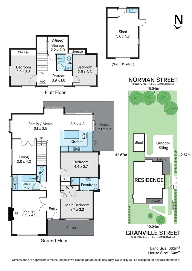 Floorplan of Homely house listing, 6 Granville Street, Camberwell VIC 3124