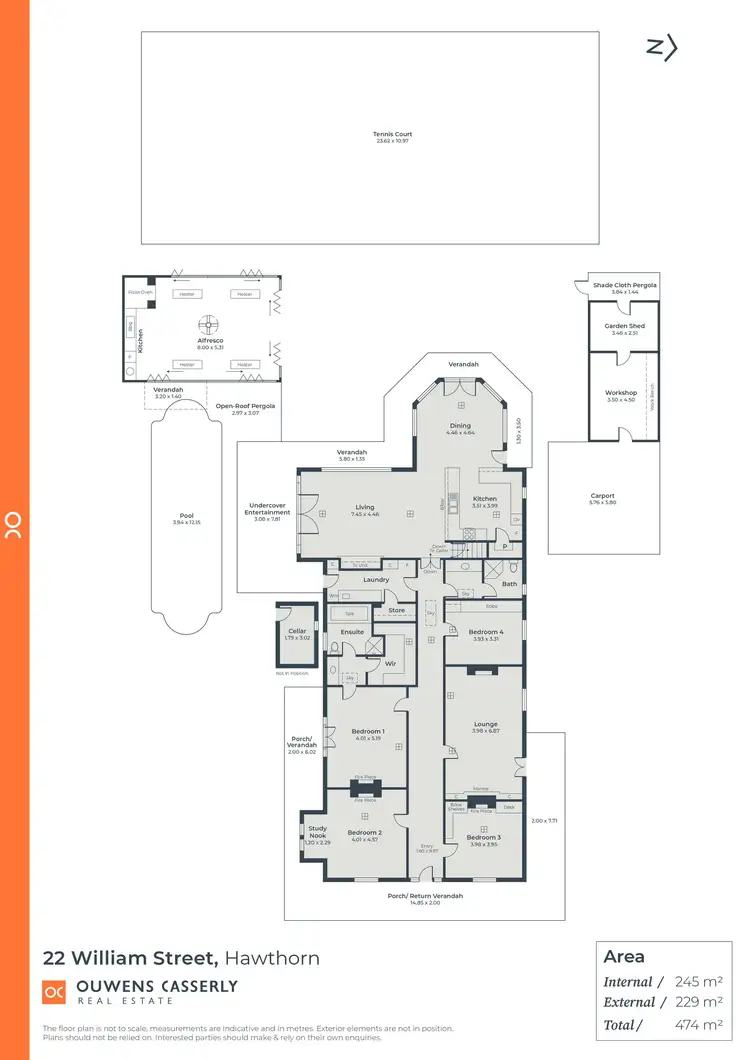 Floorplan of Homely house listing, 22 William Street, Hawthorn SA 5062