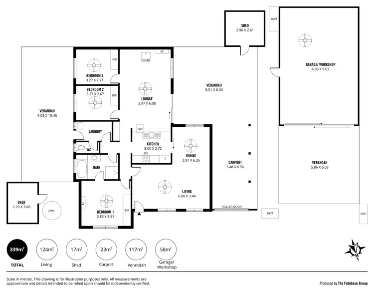 Floorplan of Homely house listing, 20 Roseworthy Drive, Andrews Farm SA 5114