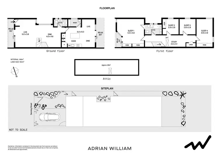 Floorplan of Homely house listing, 24 Denning Street, Petersham NSW 2049