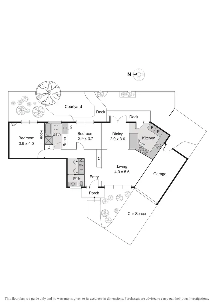Floorplan of Homely unit listing, 4/20 Cross Street, Brighton VIC 3186