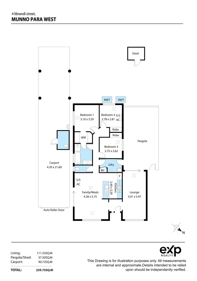 Floorplan of Homely house listing, 4 Librandi Street, Munno Para West SA 5115