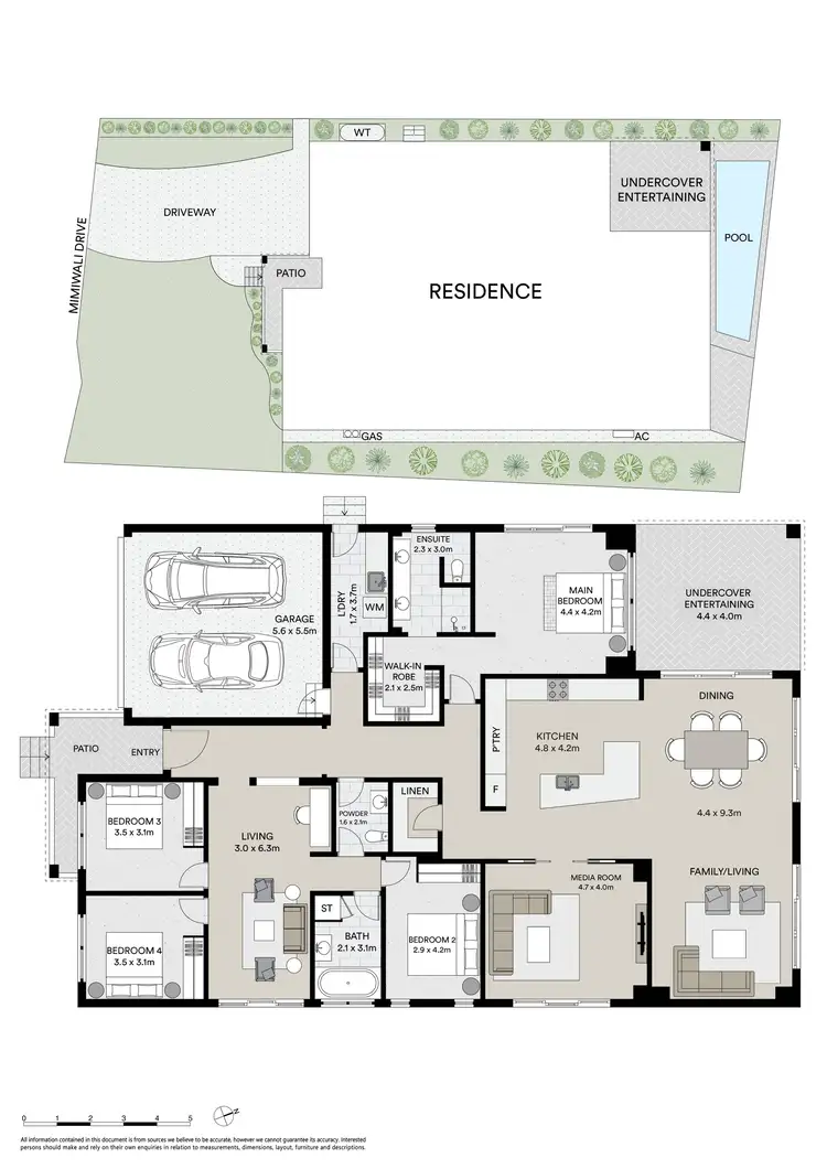 Floorplan of Homely land listing, 54 Mimiwali Drive, Bonville NSW 2450