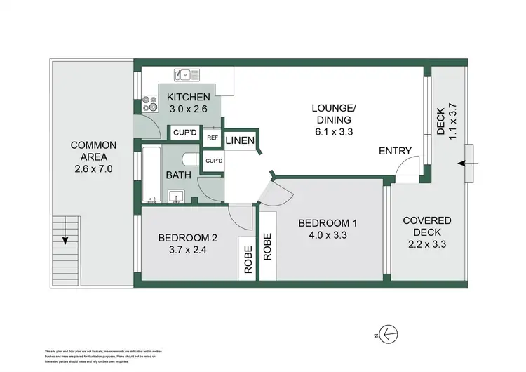 Floorplan of Homely unit listing, 2/35 Park Street, Narrabeen NSW 2101