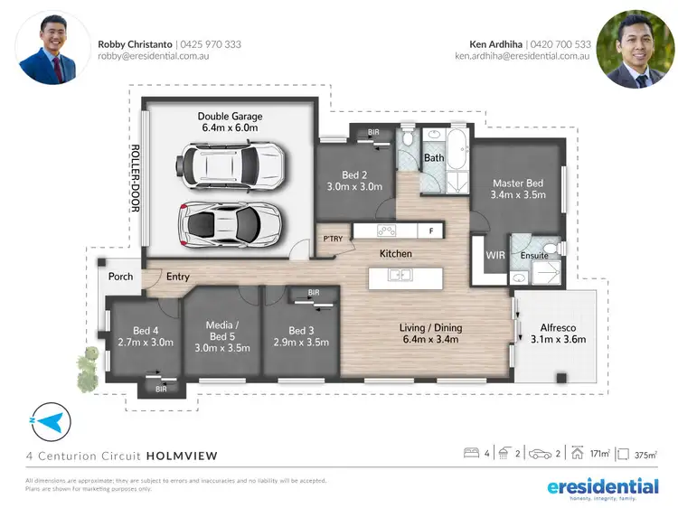 Floorplan of Homely house listing, 4 Centurion Circuit, Holmview QLD 4207